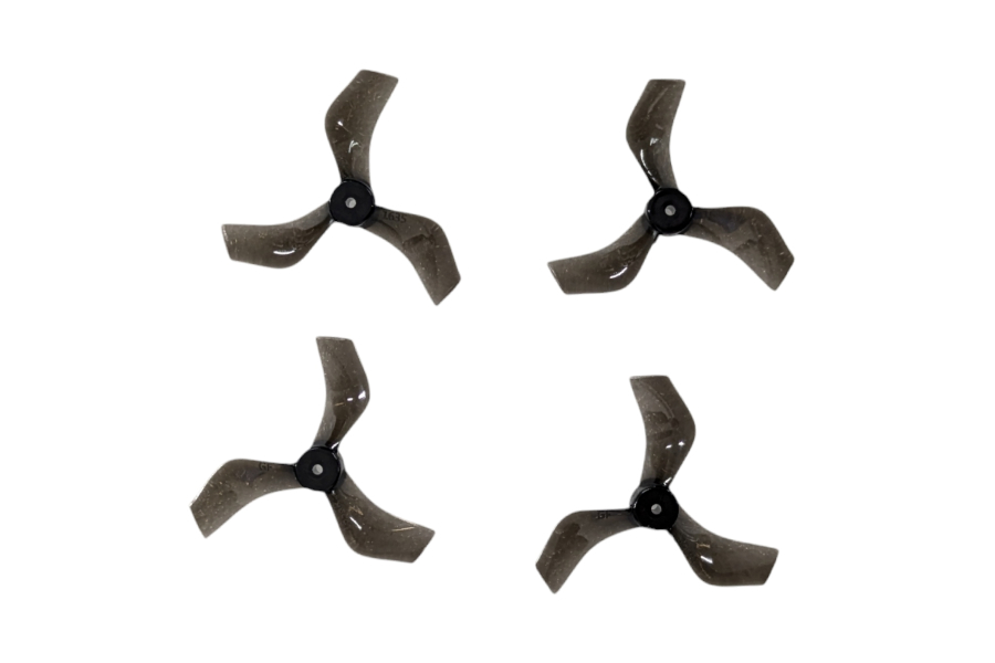 BETAFPV プロペラ Gemfan 40mm 3-Blade Propellers (1.5mmシャフト)【クリアブラック】【推奨モーター：1204 5000KVブラシレスモーター/110Xモーター】【Cetus Pro】