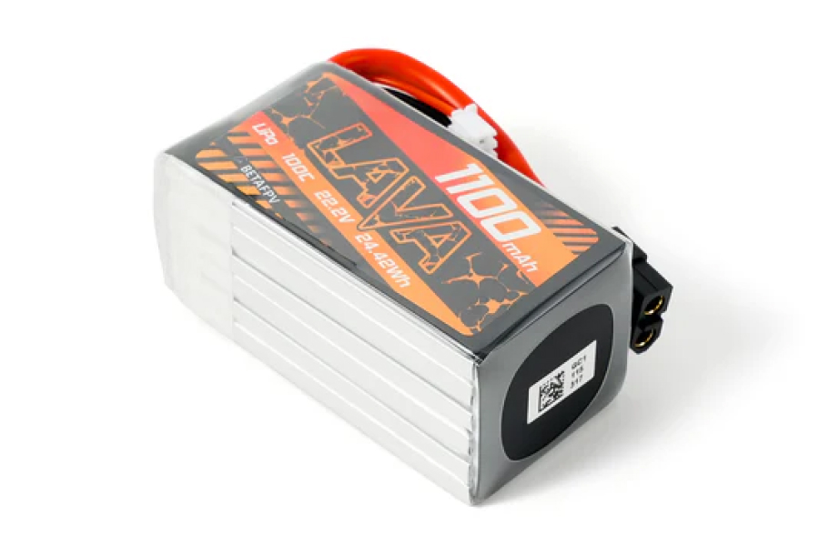 BETAFPV バッテリー LAVA 6S 1100mAh LiPo Battery (1pcs)【Pavo35】