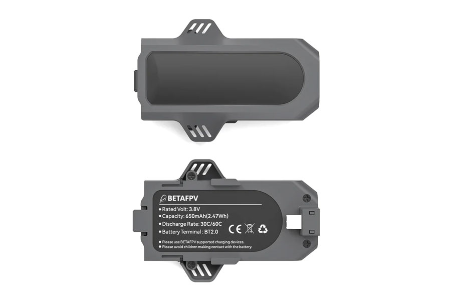 BETAFPV バッテリー【650mAh】Aquila16 Exclusive Battery (2PCS)(Mモード/フリースタイル用)